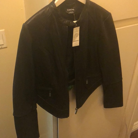 bebe Jackets & Blazers - Bebe Moto Leather Jacket